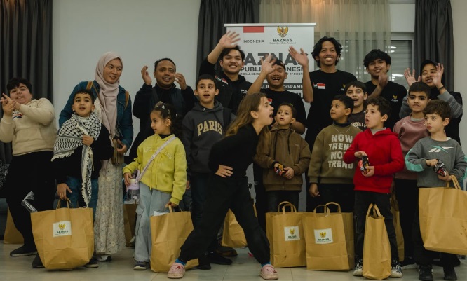 BAZNAS RI berikan trauma healing bagi pengungsi anak Palestina penderita kanker di Yordania