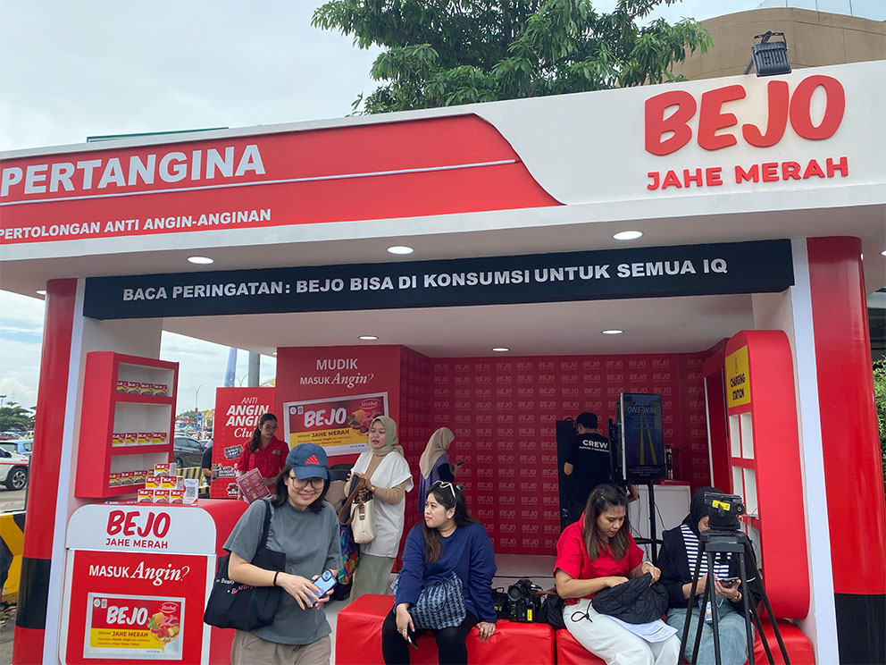 Bejo jahe Merah kurangi risiko masuk angin, dan tetap segar selama perjalanan mudik