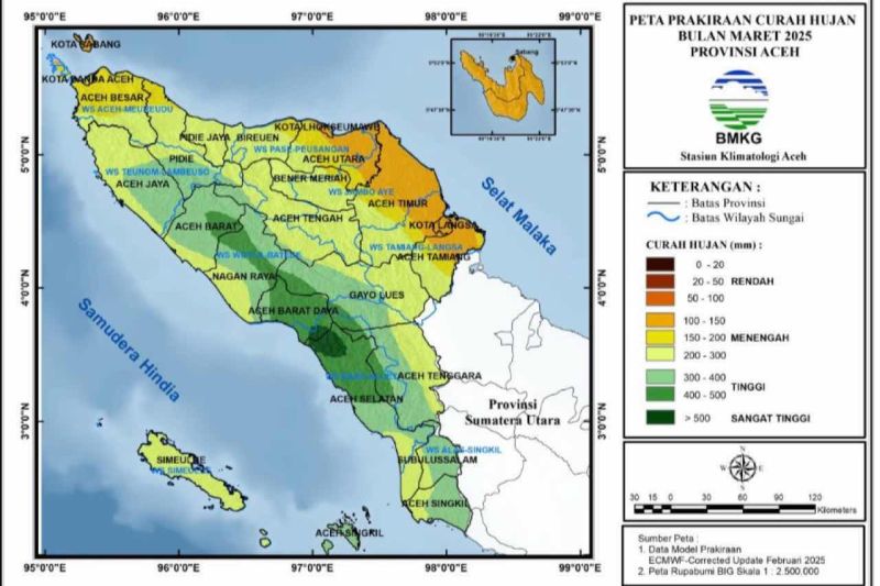 BMKG: Sebagian wilayah Aceh memasuki periode musim kemarau pertama BMKG: Sebagian wilayah Aceh memasuki periode musim kemarau pertama