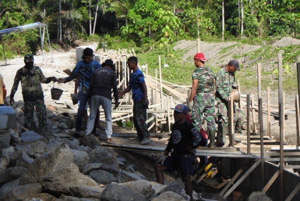 Progres sasaran fisik TMMD Ke-123 Kodim 1510/Sula capai hasil signifikan Progres sasaran fisik TMMD Ke-123 Kodim 1510/Sula capai hasil signifikan