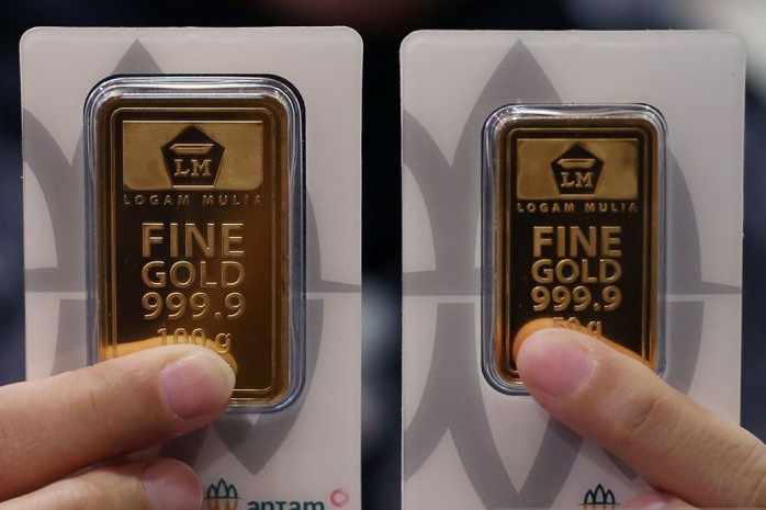 Harga emas awal Ramadhan turun Rp6.000 jadi Rp1,672 juta per gram Harga emas awal Ramadhan turun Rp6.000 jadi Rp1,672 juta per gram