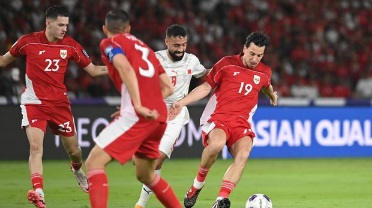 Indonesia mendapatkan 3 poin penting melawan Bahrain Indonesia mendapatkan 3 poin penting melawan Bahrain