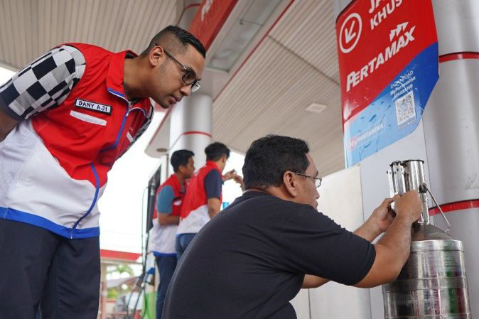 Pertamina lakukan tera ulang dispenser BBM jaga kepercayaan masyarakat Pertamina lakukan tera ulang dispenser BBM jaga kepercayaan masyarakat