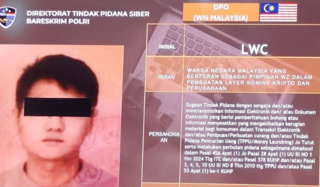 Polri buru warga Malaysia aktor utama kasus penipuan kripto JYPRX Polri buru warga Malaysia aktor utama kasus penipuan kripto JYPRX