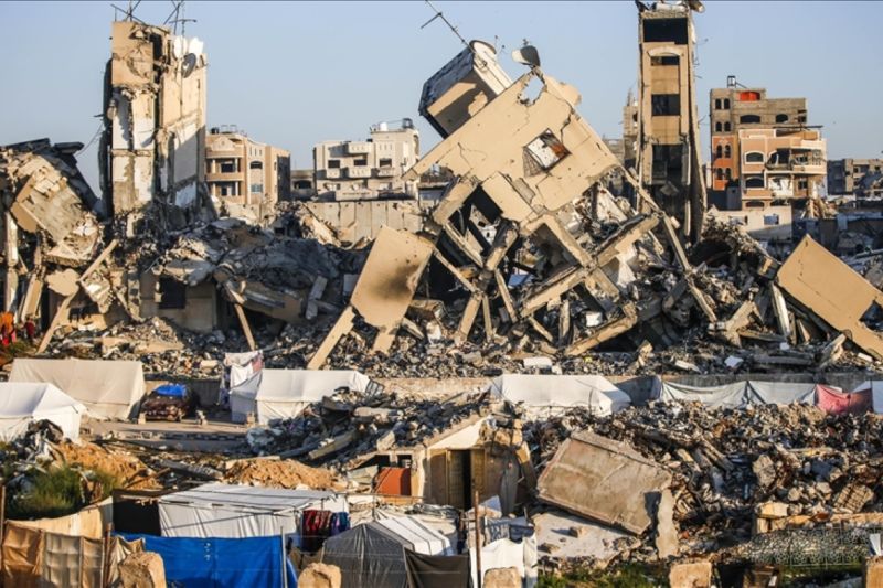 Ratusan bangunan di Gaza terancam runtuh, ribuan jiwa dalam bahaya