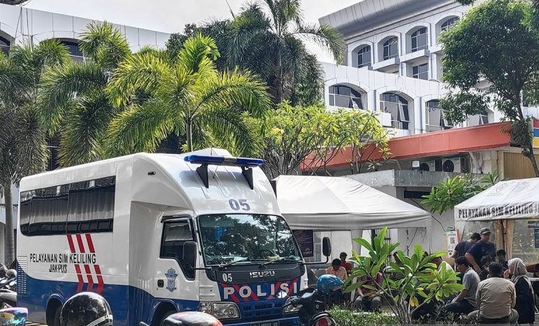 Layanan SIM keliling tersedia di lima lokasi Jakarta pada Jumat