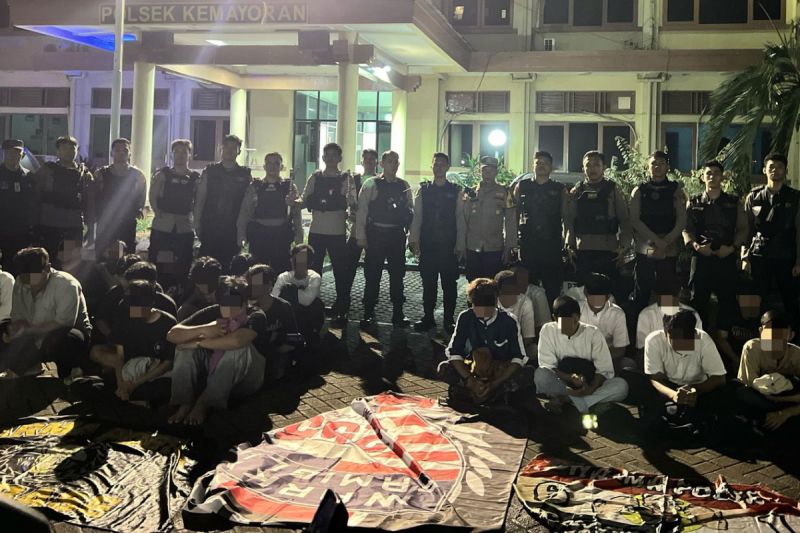 Polisi amankan 25 anggota geng motor saat konvoi di Jakpus
