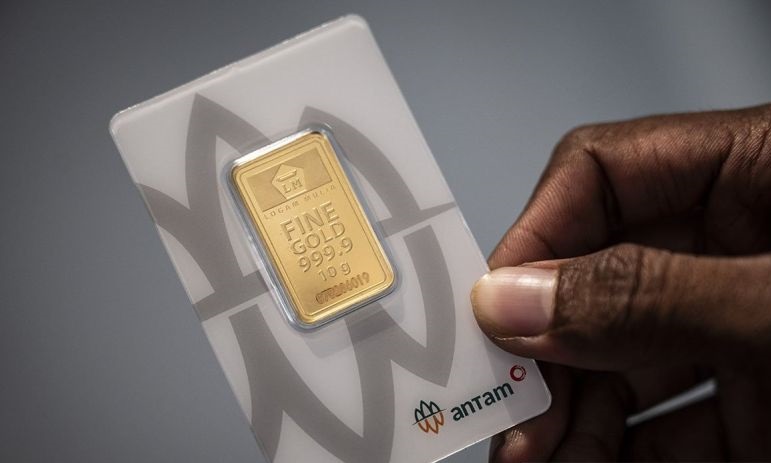 Turun Rp11.000, harga emas Antam jadi Rp1,919 juta per gram Senin