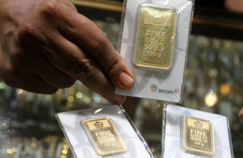 Emas di Pegadaian kembali anjlok hingga Rp22.000 per gram pada Rabu