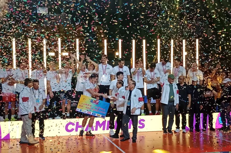 Bhayangkara Presisi pertahankan juara Proliga usai tundukkan LavAni Bhayangkara Presisi pertahankan juara Proliga usai tundukkan LavAni