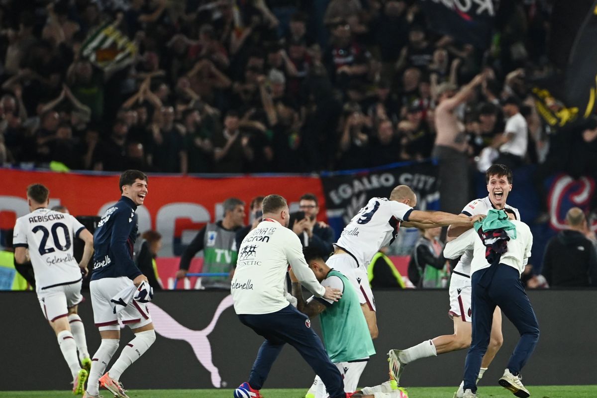 Bologna raih gelar Piala Italia usai tekuk AC Milan 1-0 Bologna raih gelar Piala Italia usai tekuk AC Milan 1-0