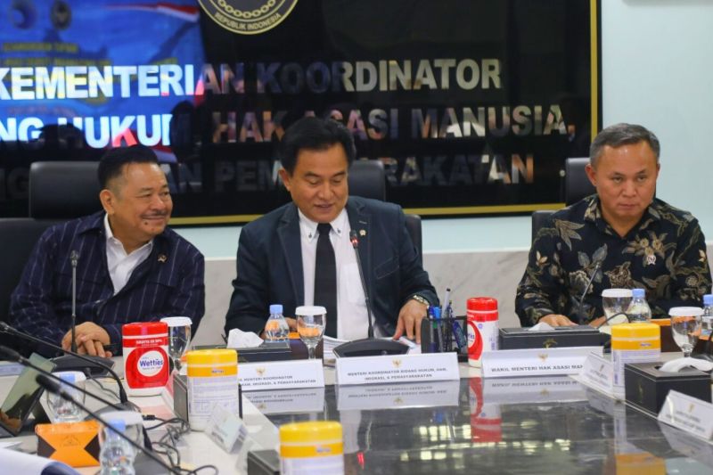Yusril: Koordinasi hindari tumpang tindih kewenangan penanganan HAM Yusril: Koordinasi hindari tumpang tindih kewenangan penanganan HAM