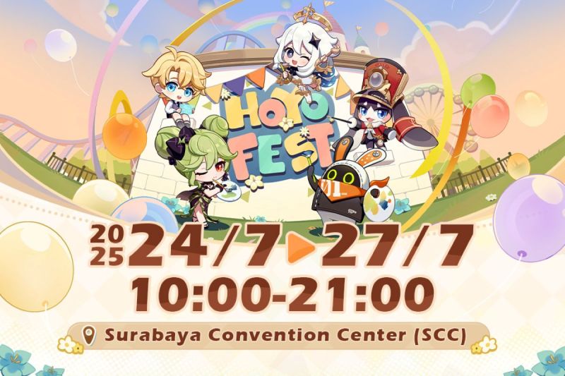 Festival gim HoYo FEST 2025 akan digelar di Surabaya pada Juli Festival gim HoYo FEST 2025 akan digelar di Surabaya pada Juli