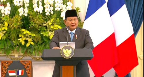 Prabowo harap Indonesia–Prancis bisa kontribusi untuk stabil