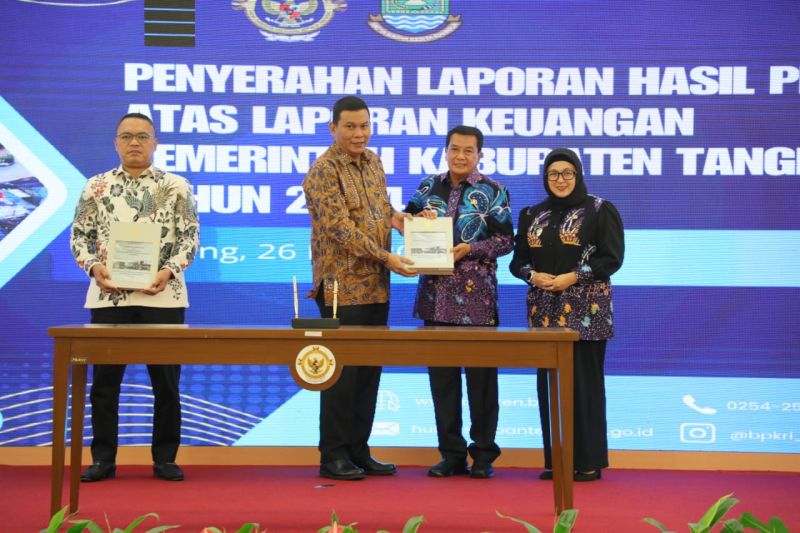Kabupaten Tangerang raih opini WTP ke-17 dari BPK Kabupaten Tangerang raih opini WTP ke-17 dari BPK