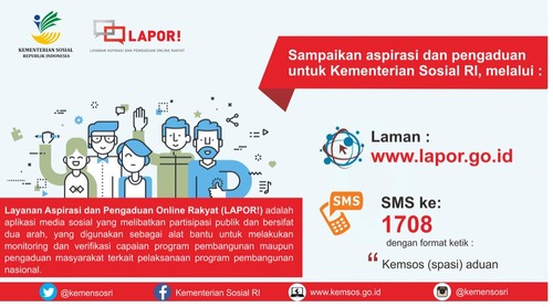 SP4N-LAPOR! Kemensos responsif, raih penghargaan terbaik