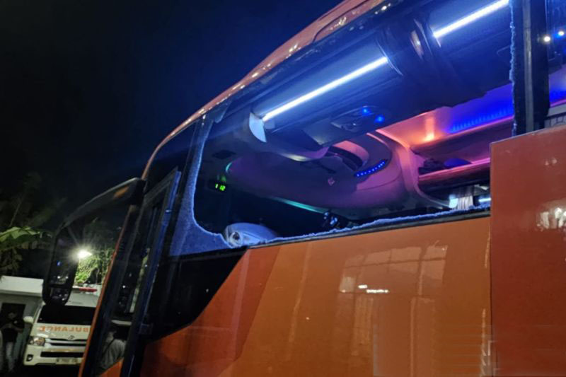 Polres Malang selidiki pelemparan bus tim Persik usia laga lawan Arema