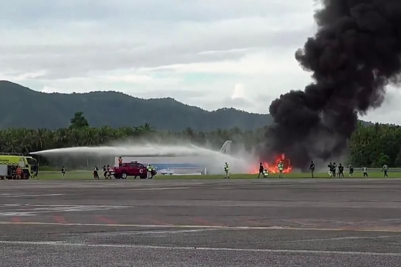 Bandara Pattimura Ambon simulasi kondisi darurat tingkatkan kesiagaan Bandara Pattimura Ambon simulasi kondisi darurat tingkatkan kesiagaan