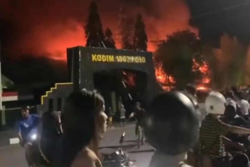 TNI AD bentuk tim investigasi telusuri penyebab kebakaran Kodim Poso TNI AD bentuk tim investigasi telusuri penyebab kebakaran Kodim Poso