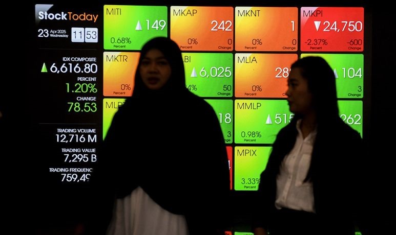 IHSG Kamis dibuka menguat 23,85 poin IHSG Kamis dibuka menguat 23,85 poin