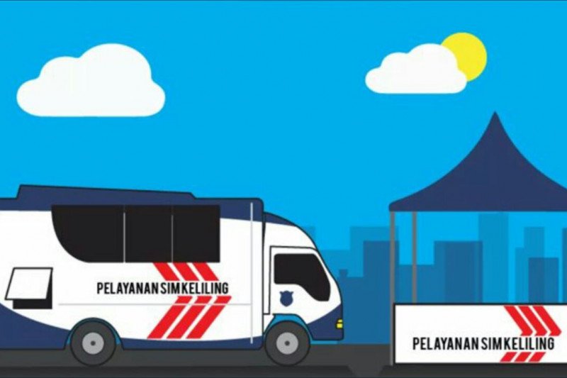 Layanan SIM Keliling tersedia di lima lokasi Jakarta pada Sabtu Layanan SIM Keliling tersedia di lima lokasi Jakarta pada Sabtu
