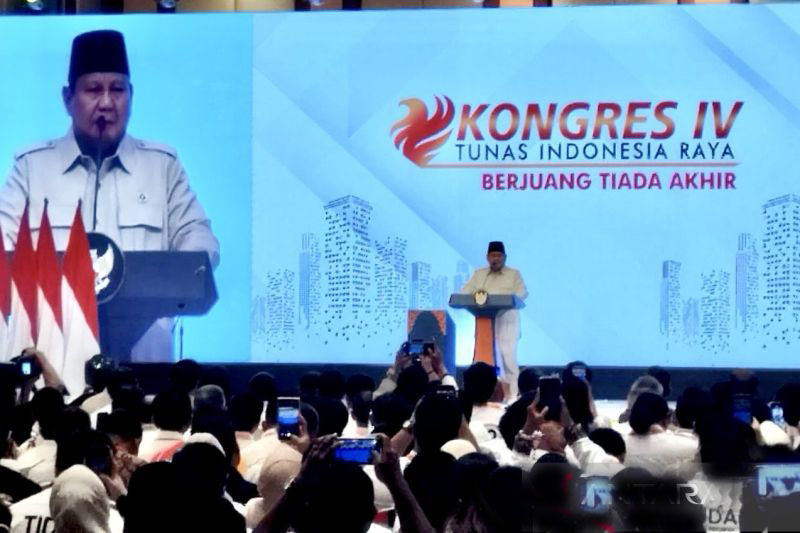Prabowo larang kader-kadernya gembar-gembor dua periode Prabowo larang kader-kadernya gembar-gembor dua periode