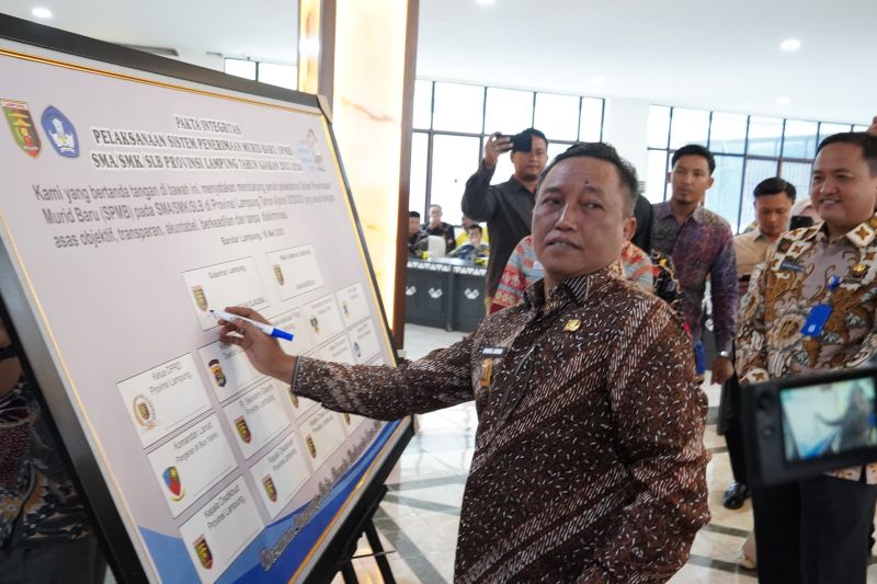 Pemprov Lampung terapkan SPMB melalui empat jalur pendaftaran Pemprov Lampung terapkan SPMB melalui empat jalur pendaftaran
