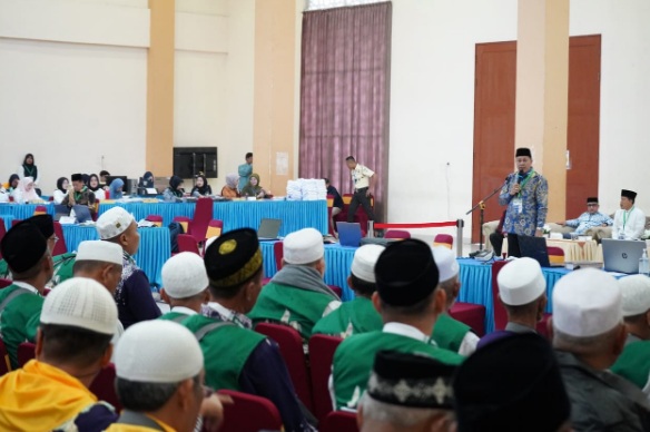 Kloter 3 tiba di Ahmed, jemaah calon haji Sumut diminta jaga kekompakan
