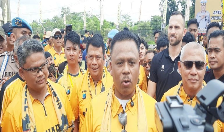 Kakorlantas lepas safety riding ramaikan pembentukan Elbhara Kalsel
