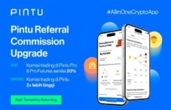 Perluas akses investasi crypto di Indonesia, PINTU tingkatkan komisi referral program Perluas akses investasi crypto di Indonesia, PINTU tingkatkan komisi referral program