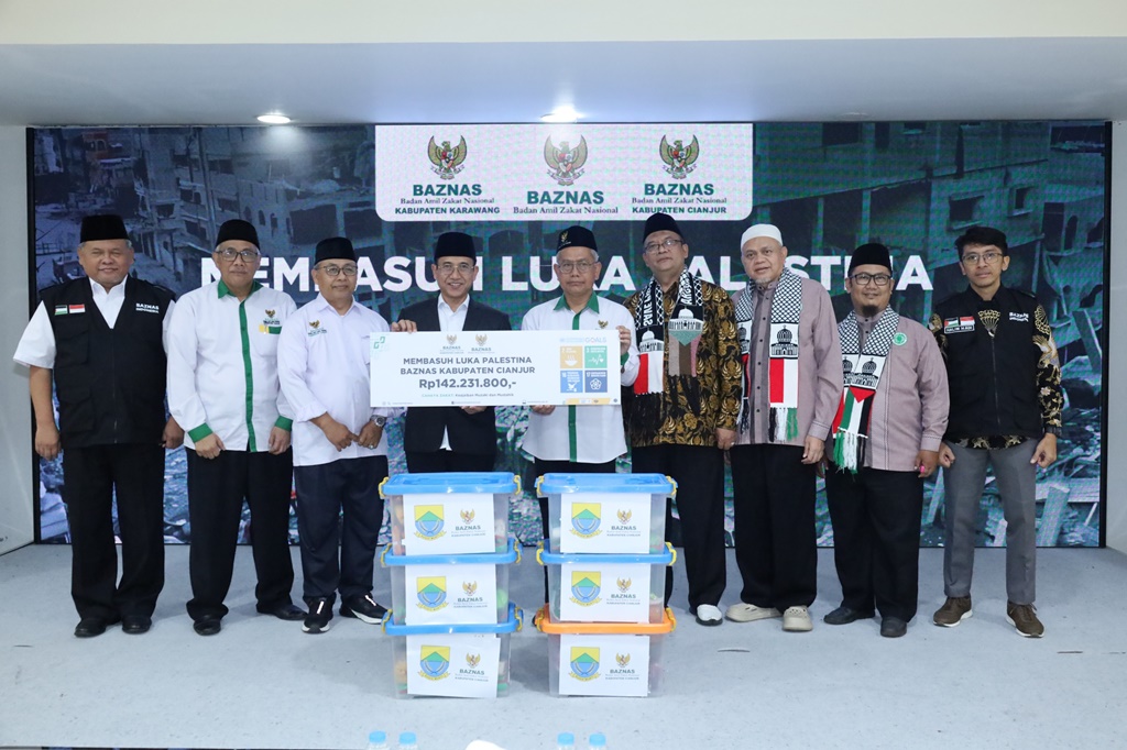 Peduli Palestina, BAZNAS Cianjur salurkan infak kemanusiaan melalui BAZNAS RI Peduli Palestina, BAZNAS Cianjur salurkan infak kemanusiaan melalui BAZNAS RI