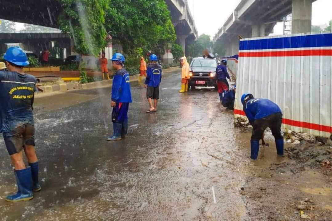 Pemkot: Pembangunan saluran air di Jaktim untuk cegah banjir