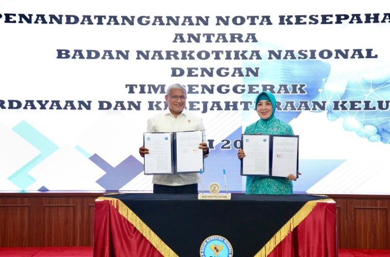 TP PKK dan BNN kerja sama cegah penyebaran dan penyalahgunaan TP PKK dan BNN kerja sama cegah penyebaran dan penyalahgunaan