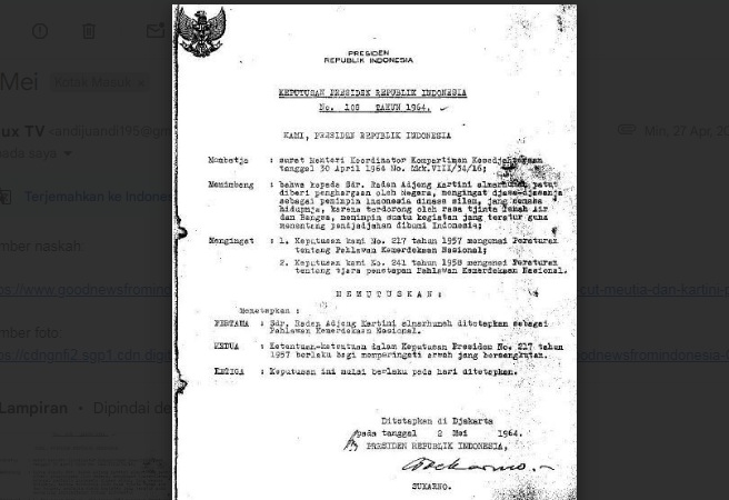2 Mei 1964: Cut Nyak Dien, Cut Meutia, dan Kartini Pahlawan Nasional 2 Mei 1964: Cut Nyak Dien, Cut Meutia, dan Kartini Pahlawan Nasional