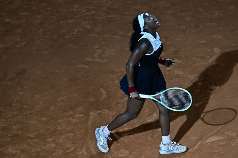 Gauff capai final Roma usai bertarung selama lebih dari tiga jam Gauff capai final Roma usai bertarung selama lebih dari tiga jam