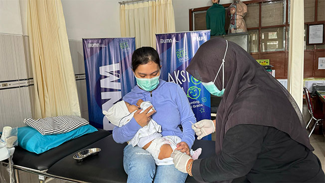 Aksi nyata PNM Cabang Banyuwangi cegah stunting dan peduli gizi di 8 titik