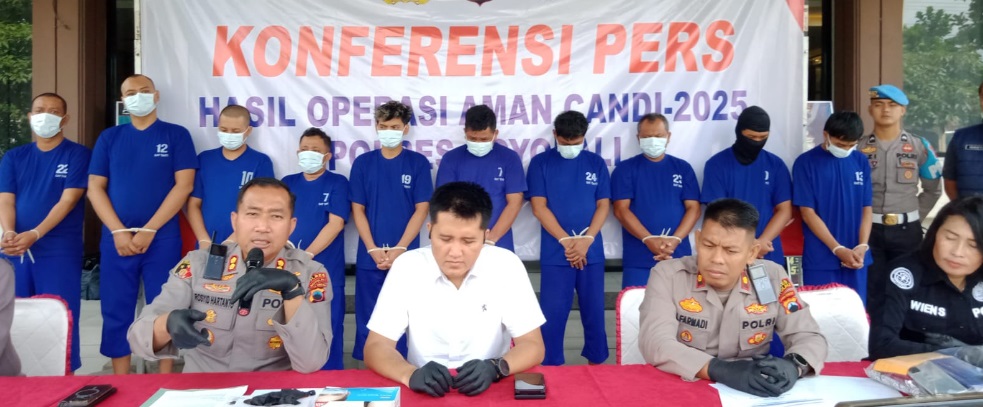 Lancarkan Operasi Aman Candi 2025, Polres Boyolali tangkap 17 pelaku premanisme Lancarkan Operasi Aman Candi 2025, Polres Boyolali tangkap 17 pelaku premanisme