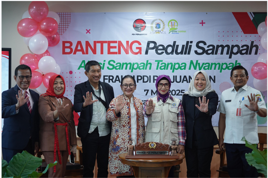 Aksi nyata Fraksi PDI Perjuangan peka terhadap lingkungan