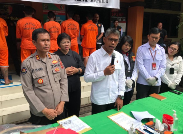 Polda Bali tetapkan enam tersangka kasus dugaan kekerasan anak Polda Bali tetapkan enam tersangka kasus dugaan kekerasan anak