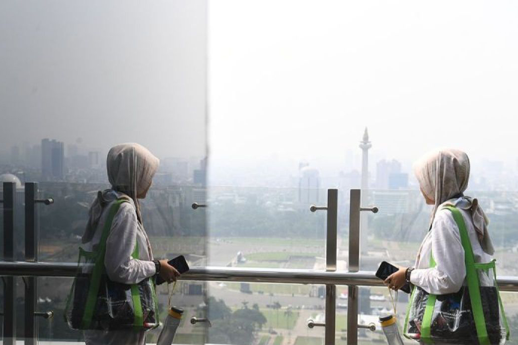 Minggu pagi, kualitas udara Jakarta terburuk keempat di dunia Minggu pagi, kualitas udara Jakarta terburuk keempat di dunia