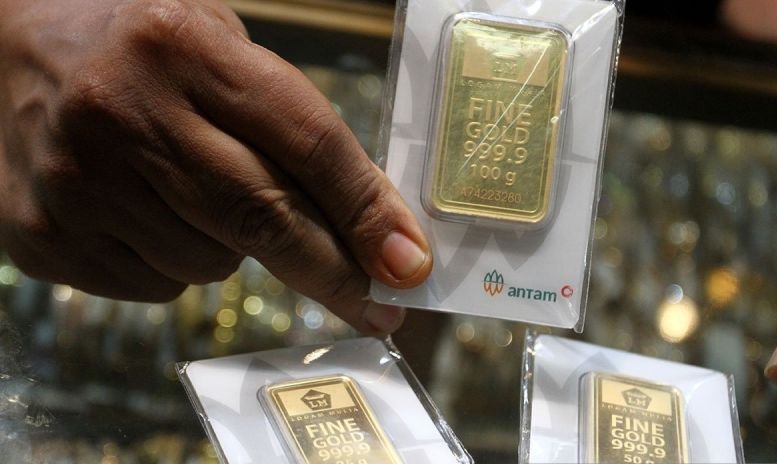 Harga emas di Pegadaian turun tipis pada Jumat