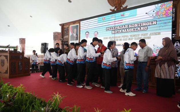 Wali Kota lepas atlet muda Kota Magelang berlaga di POPDA Jateng 2025