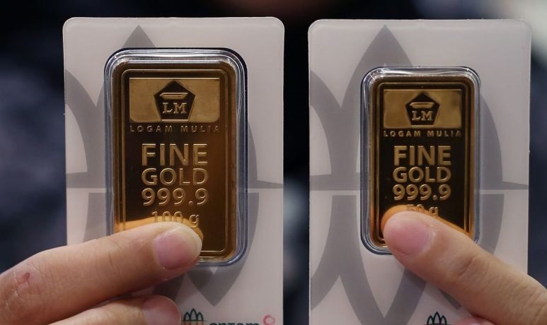 Harga emas di Pegadaian merosot hingga Rp30.000 per gram pada Sabtu