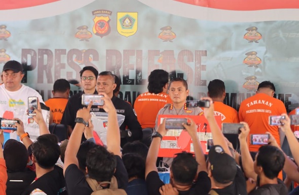 Polres Bogor dan Polresta Bogor Kota berantas premanisme kasus perampasan motor Polres Bogor dan Polresta Bogor Kota berantas premanisme kasus perampasan motor