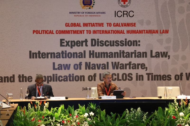 RI dorong kajian soal UNCLOS dengan hukum perang laut dan kemanusiaan RI dorong kajian soal UNCLOS dengan hukum perang laut dan kemanusiaan