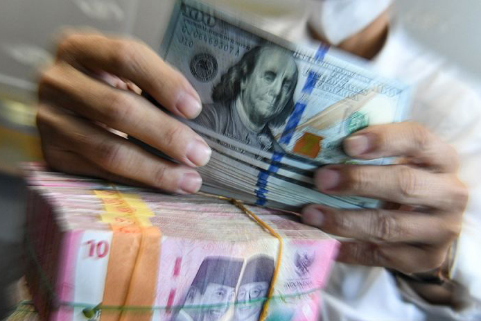 Rupiah pada Rabu menguat jadi Rp16.412 per dolar AS