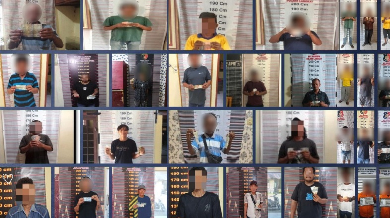 Polres Langkat amankan 30 orang pelaku pungli Polres Langkat amankan 30 orang pelaku pungli