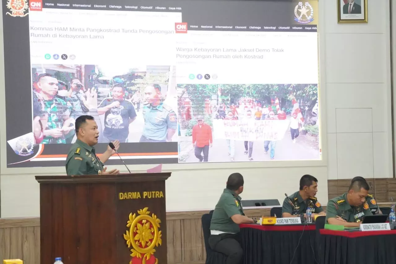 Penertiban rumah dinas Kostrad miliki legalitas hukum dan manusiawi Penertiban rumah dinas Kostrad miliki legalitas hukum dan manusiawi