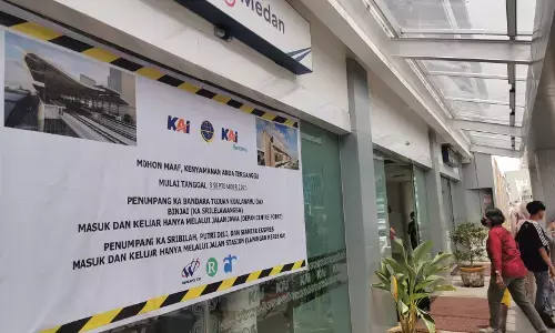 PT KAI Divre I Sumut akan bongkar JPO penumpang di Stasiun Medan PT KAI Divre I Sumut akan bongkar JPO penumpang di Stasiun Medan