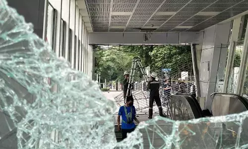 CCTV hingga isi `vending machine` MRT dijarah saat demonstrasi CCTV hingga isi `vending machine` MRT dijarah saat demonstrasi